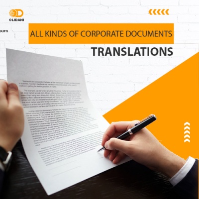 Translation of all kinds of corporate documents into Turkish