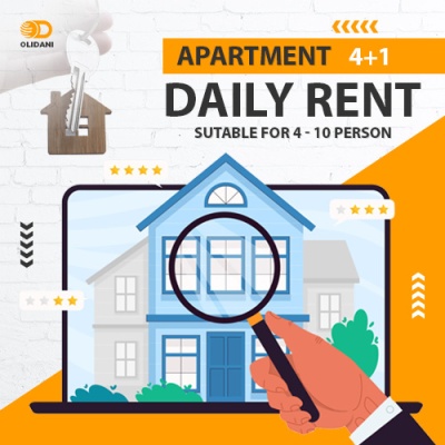 Daily Rent 4 Bedroom Apartment in Istanbul