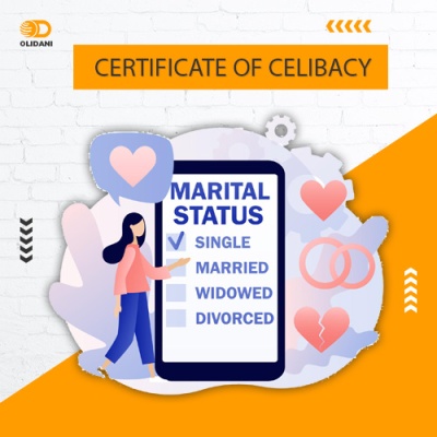 Certificate of celibacy